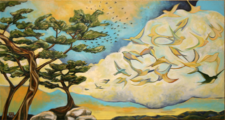 Steadfast, and Always Dreaming by artist Melissa Wen Mitchell-Kotzev